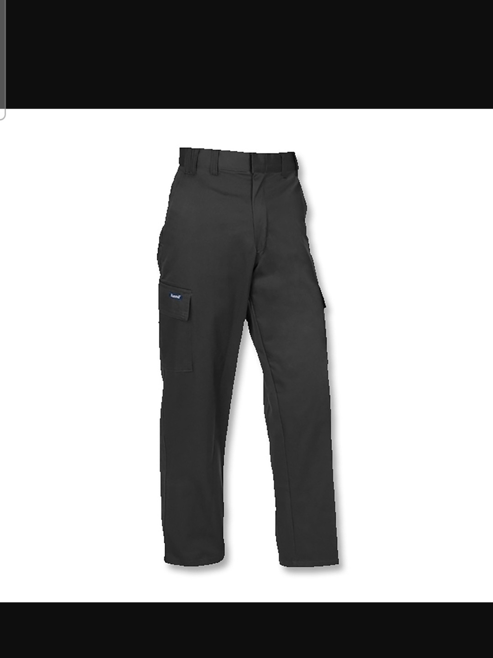 Horizon Masculine Black Cargo Pants For Ramp Agents